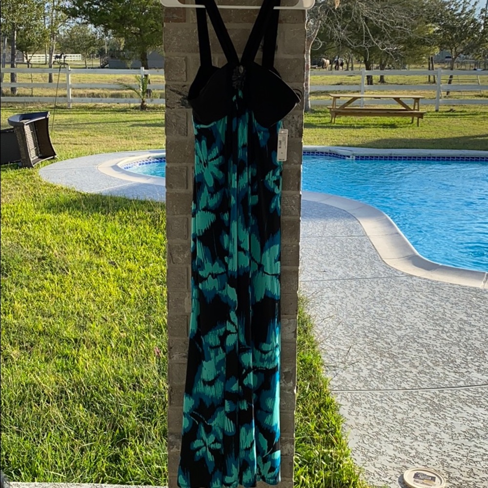 Turquoise dress